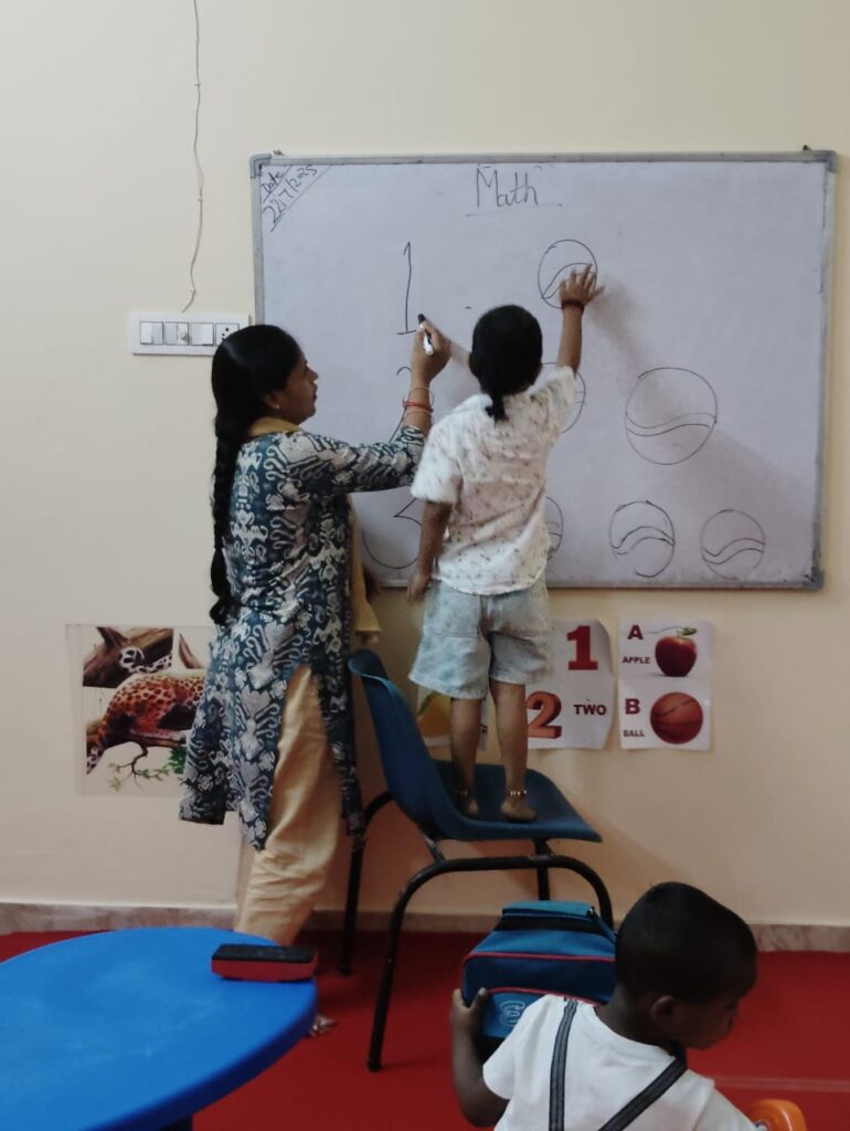 Children engaged in creative arts and crafts activities